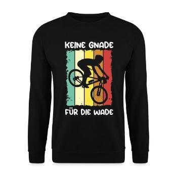 Keine Gnade Für Die Wade Fahrrad - Unisex Pullover - Schwarz - Vorne - Alina (178cm) & Michal (187cm)