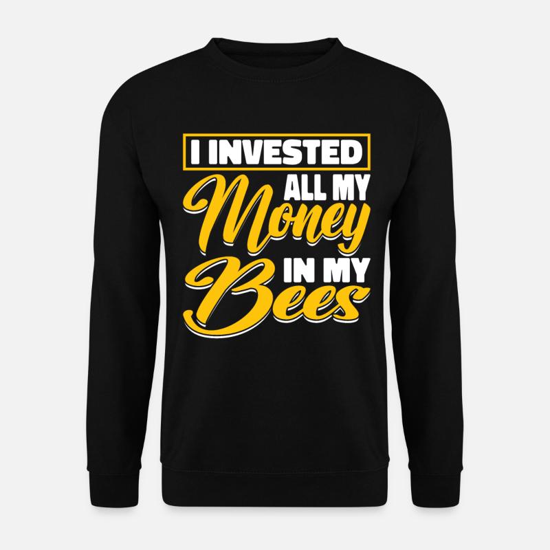 Beekeepers Bees Honey bees Beekeeping - Unisex Sweatshirt - black