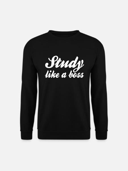 Study Saying - Unisex Sweatshirt - black