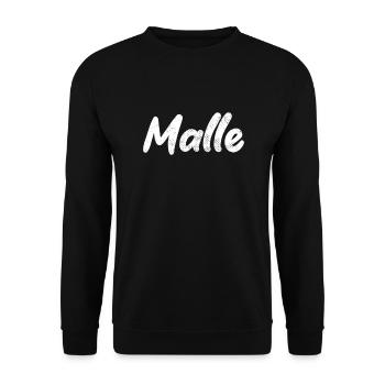 Malle Mallorca - Unisex Pullover - Schwarz - Vorne - Alina (178cm) & Michal (187cm)