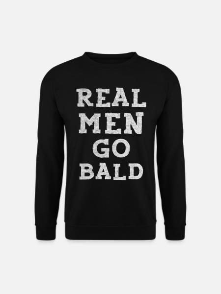 Being Bald Bald Guy With A Beard Bald Dad - Unisex Pullover - Schwarz