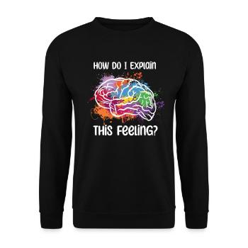 Psychologie Psychologe Psychiatrie Humor - Unisex Pullover - Schwarz - Vorne - Alina (178cm) & Michal (187cm)