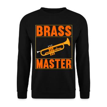 Trumpet Trumpet Player - Unisex Sweatshirt - black - Front - Alina (178cm) & Michal (187cm)