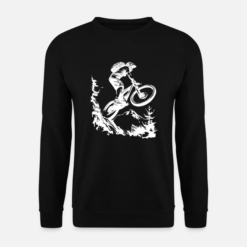 Mountainbike - Unisex Pullover - Schwarz