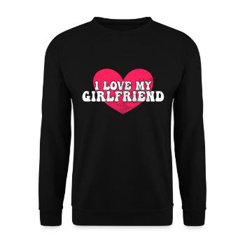 J’aime ma copine - Sweat-shirt Unisexe - noir - Devant - Alina (178cm) & Michal (187cm)