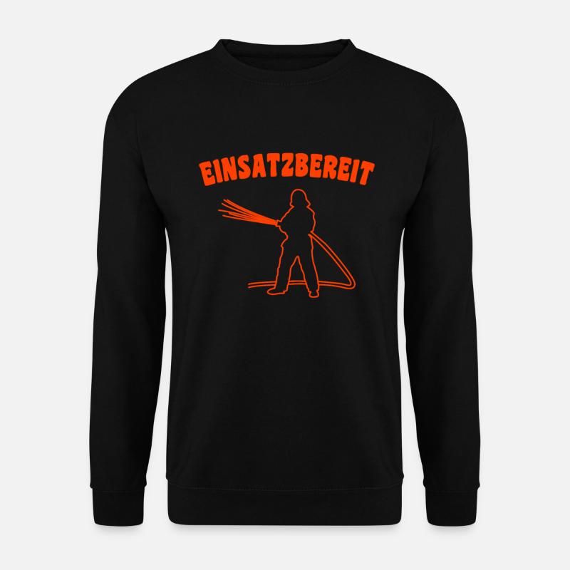 Feuerwehr Einsatzbereit - Unisex Pullover - Schwarz