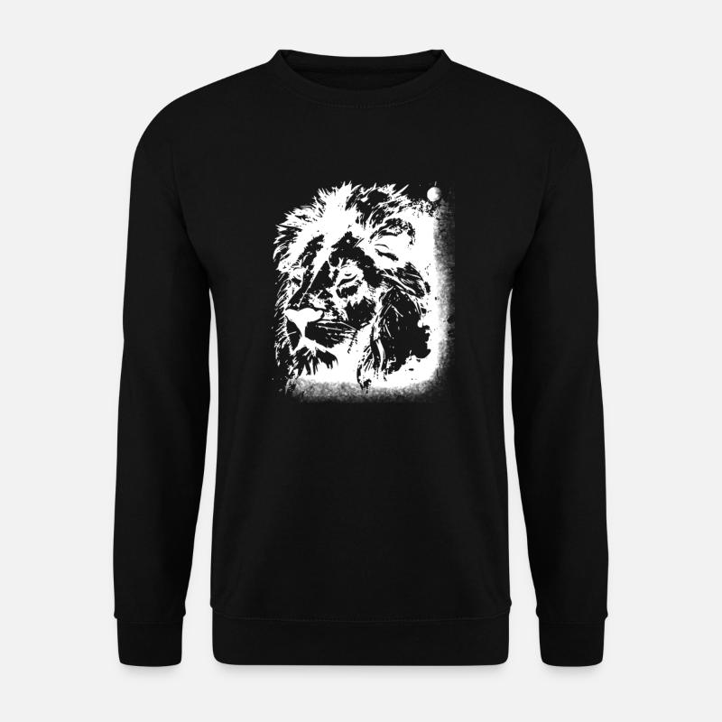 Lion Lion's Head - Unisex Sweatshirt - black