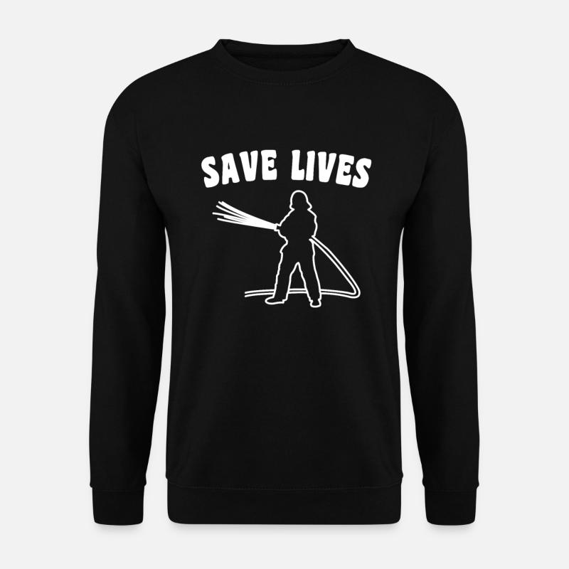Feuerwehr Spruch - Unisex Pullover - Schwarz