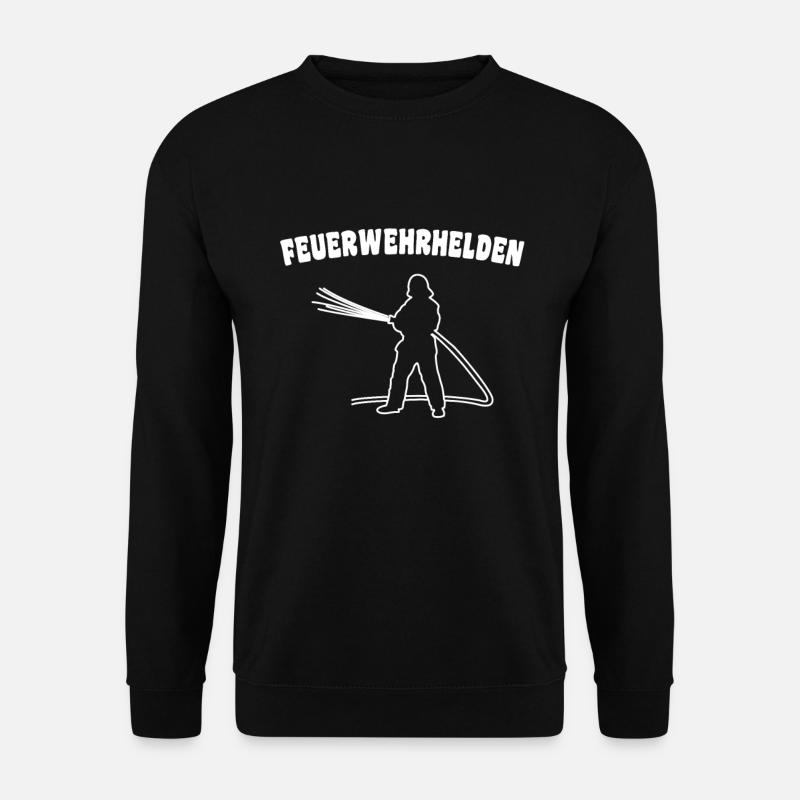 Feuerwehrhelden - Unisex Pullover - Schwarz