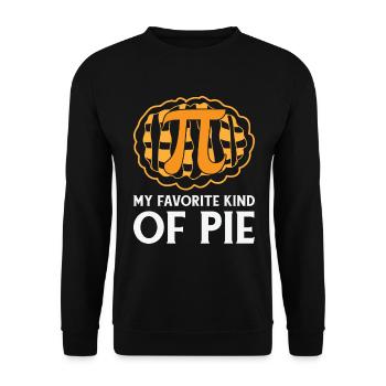 Pi Day Cake Math Number Pi Symbol Food - Sweat-shirt Unisexe - noir - Devant - Alina (178cm) & Michal (187cm)