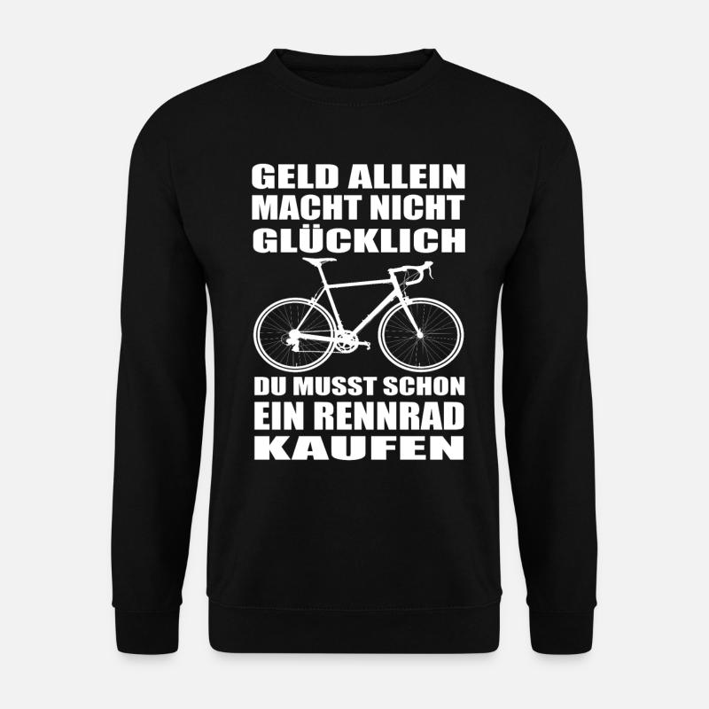 Rennrad - Unisex Pullover - Schwarz