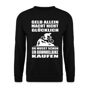 Downhill - Unisex Pullover - Schwarz - Vorne - Alina (178cm) & Michal (187cm)