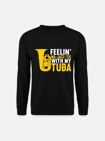 Tuba tuba player - Unisex Sweatshirt - black