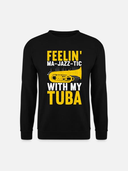 Tuba Tubist - Unisex Pullover - Schwarz