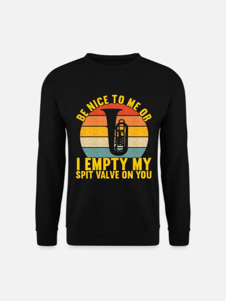 Tuba tuba player - Unisex Sweatshirt - black