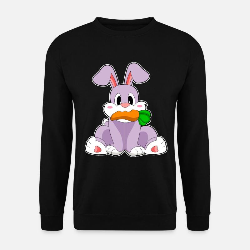 Rabbit Carrot - Unisex Sweatshirt - black