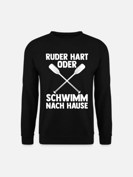 Paddeln Rudern Ruderer - Unisex Pullover - Schwarz