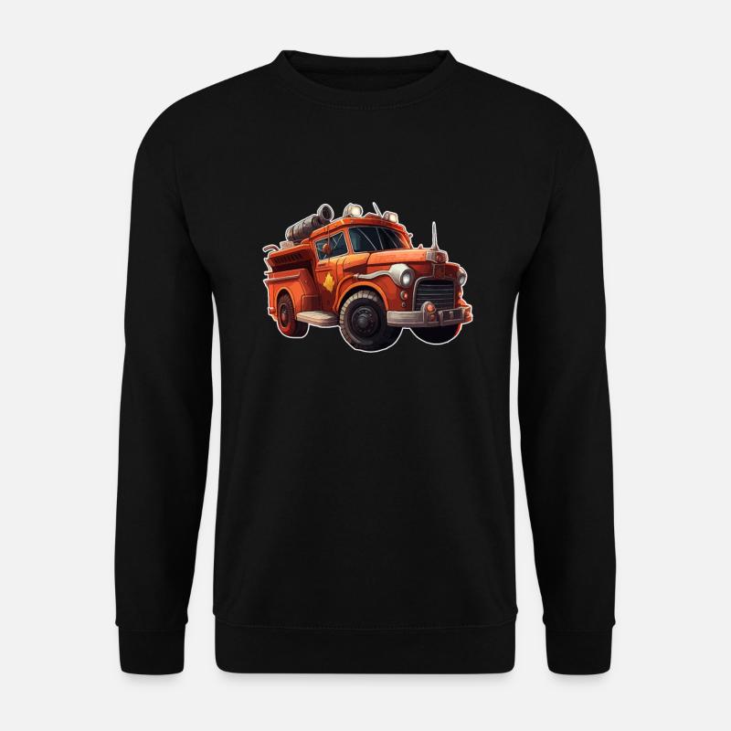 Pompiers - Sweat-shirt Unisexe - noir