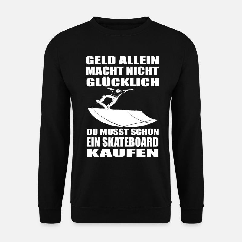 Skateboard - Unisex Pullover - Schwarz