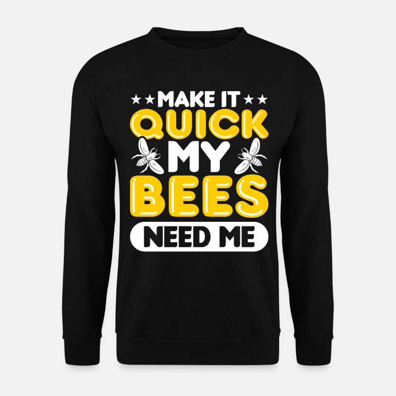 Imker Bienenzüchter Bienen Honigbiene Imkerei - Unisex Pullover - Schwarz
