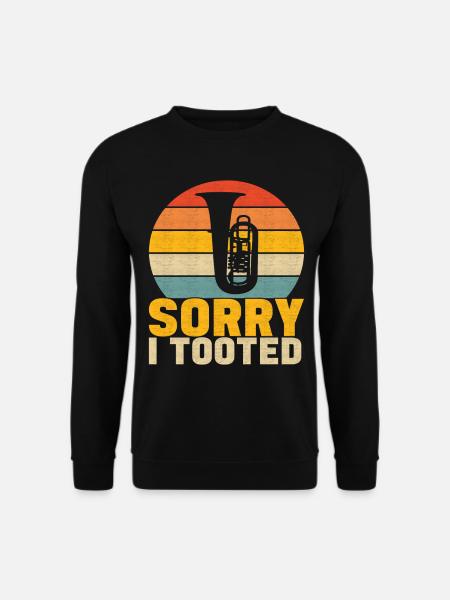 Tuba tuba player - Unisex Sweatshirt - black