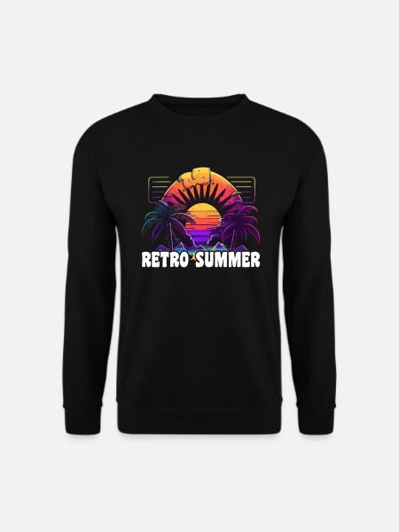Retro Summer - Unisex Sweatshirt - black