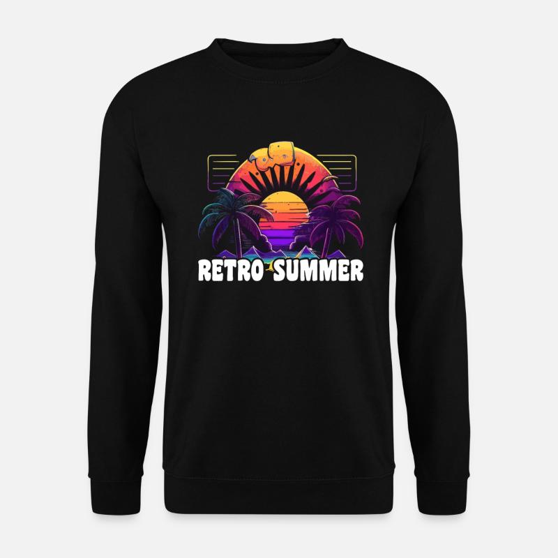 Retro Summer - Unisex Sweatshirt - black