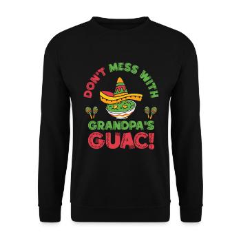 Cinco de Mayo Feiertag Eltern Fiesta Party - Unisex Pullover - Schwarz - Vorne - Alina (178cm) & Michal (187cm)