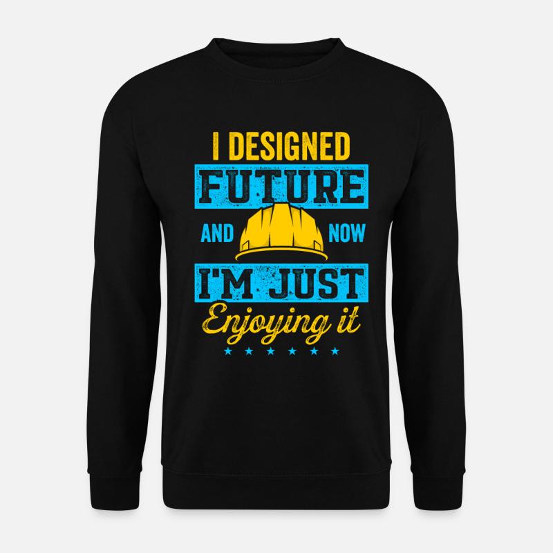 Retired Architect Architecture Retirement - Unisex Sweatshirt - black