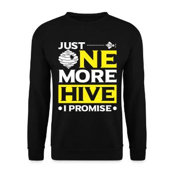 Beekeepers Bees Honey bees Beekeeping - Unisex Sweatshirt - black - Front - Alina (178cm) & Michal (187cm)
