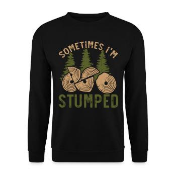 Manchmal bin ich ratlos Arboriculture Arborist - Unisex Pullover - Schwarz - Vorne - Alina (178cm) & Michal (187cm)
