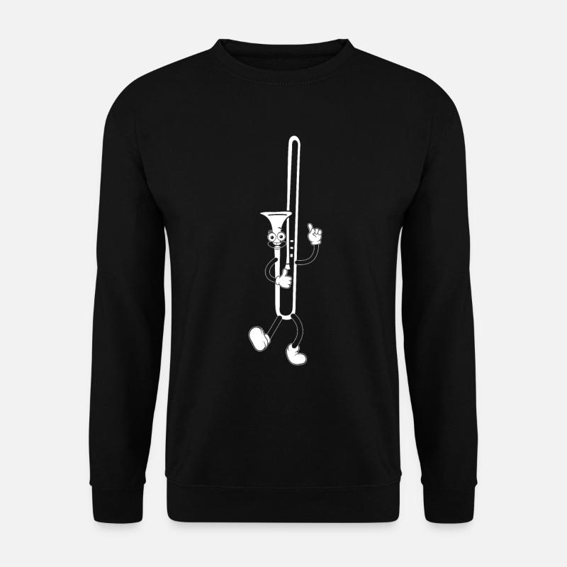 Trombone Player Trombonist Trombone Musician Tromb - Unisex Pullover - Schwarz