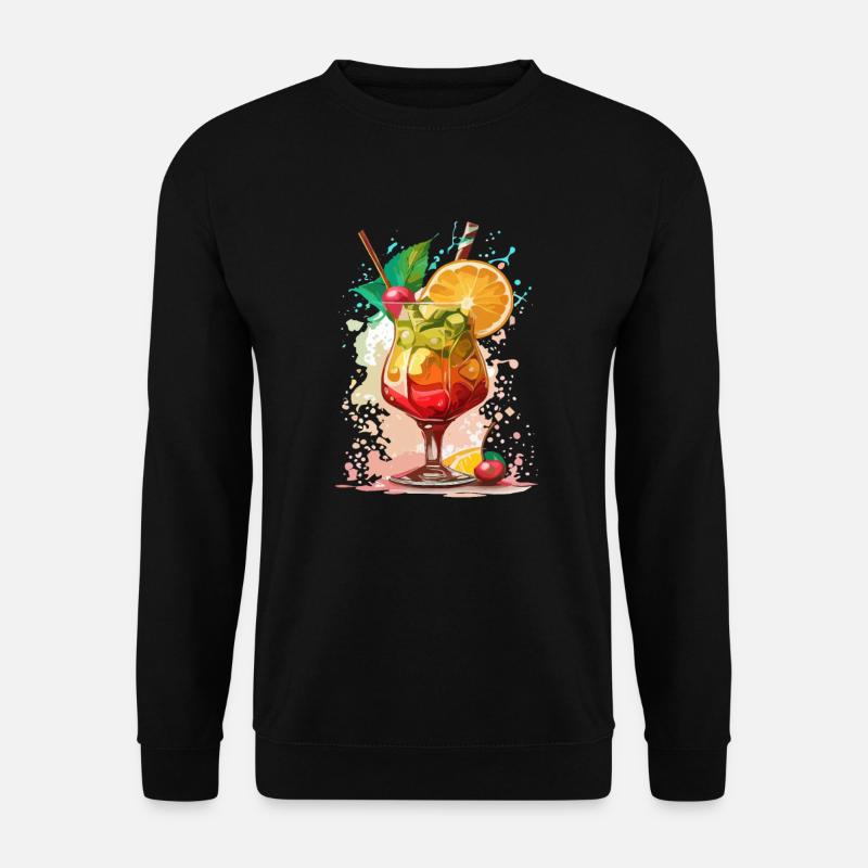 Cocktail - Unisex Pullover - Schwarz