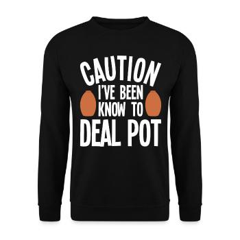 Poterie Töpfern Töpfer Töpferei - Sweat-shirt Unisexe - noir - Devant - Alina (178cm) & Michal (187cm)