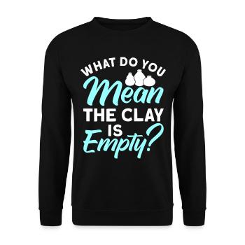 Poterie Töpfern Töpfer Töpferei - Sweat-shirt Unisexe - noir - Devant - Alina (178cm) & Michal (187cm)