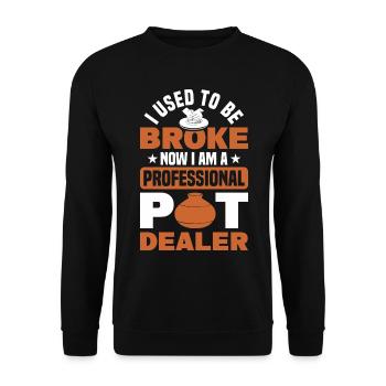 Töpfern Töpfer Töpferei Poterie - Sweat-shirt Unisexe - noir - Devant - Alina (178cm) & Michal (187cm)