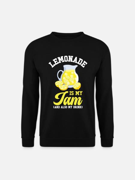 Lemon Fruit Lemonade Citrus - Unisex Sweatshirt - black