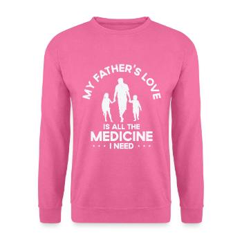 Meilleur père de médecine amour grand-père de la famille grand-père - Sweat-shirt Unisexe - rose - Devant