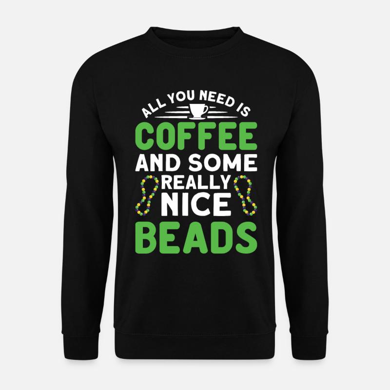 Bijoutier bijoutier perlé - Sweat-shirt Unisexe - noir