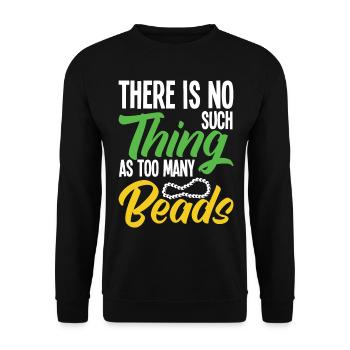 Perle Perle Broderie Bijoutier Fabricant de bijoux - Sweat-shirt Unisexe - noir - Devant - Alina (178cm) & Michal (187cm)