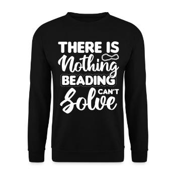 Perle Perle Broderie Bijoutier Fabricant de bijoux - Sweat-shirt Unisexe - noir - Devant - Alina (178cm) & Michal (187cm)