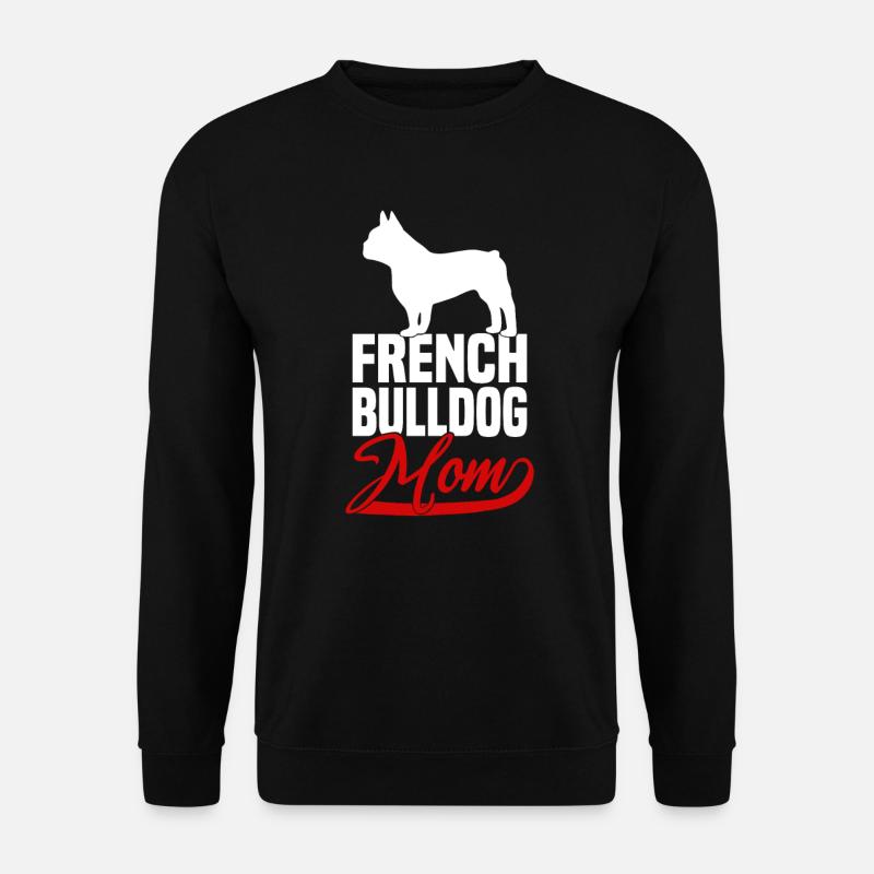 French Bulldog Mom - Unisex Sweatshirt - black
