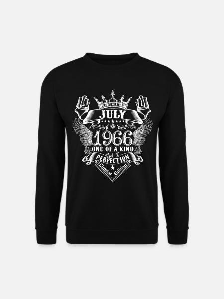 Juli 1966 Jahrestag Juli 1966 Juli - Unisex Pullover - Schwarz