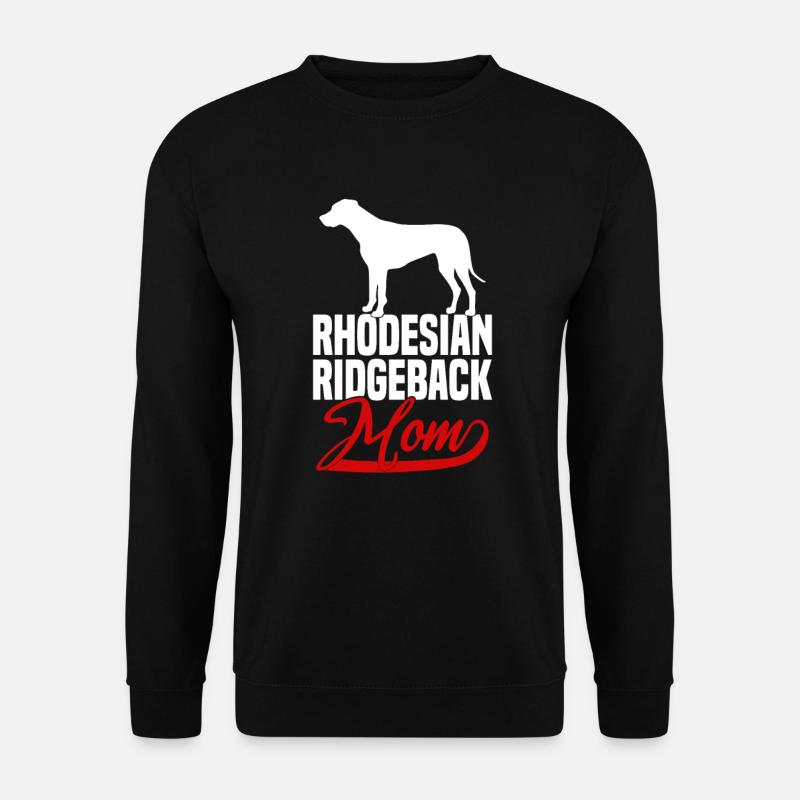 Rhodesian Ridgeback Mom - Unisex Pullover - Schwarz