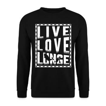 Whale Watching Whale Watching Orca Blue Whale - Unisex Sweatshirt - black - Front - Alina (178cm) & Michal (187cm)