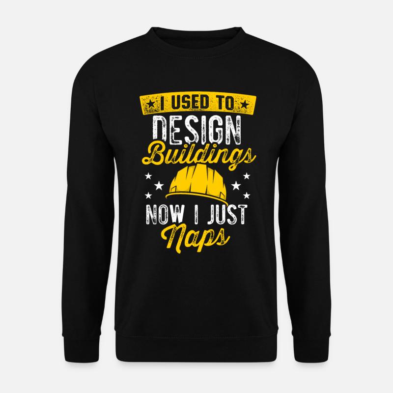 Retired Architect Architecture Retirement - Unisex Sweatshirt - black
