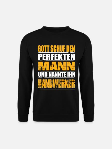 Handwerker - Unisex Pullover - Schwarz