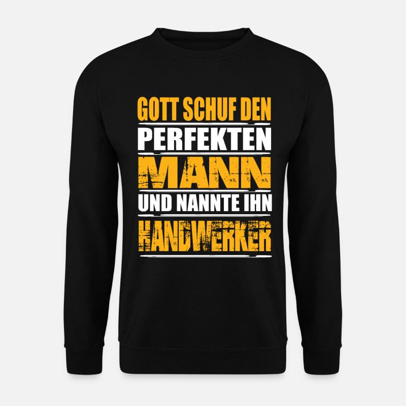 Handwerker - Unisex Pullover - Schwarz