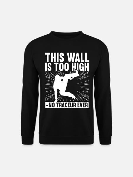 Parkour Freerunning - Unisex Sweatshirt - black