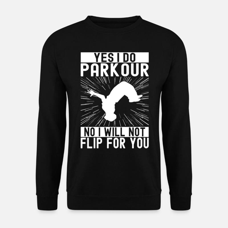 Parkour Freerunning - Unisex Sweatshirt - black